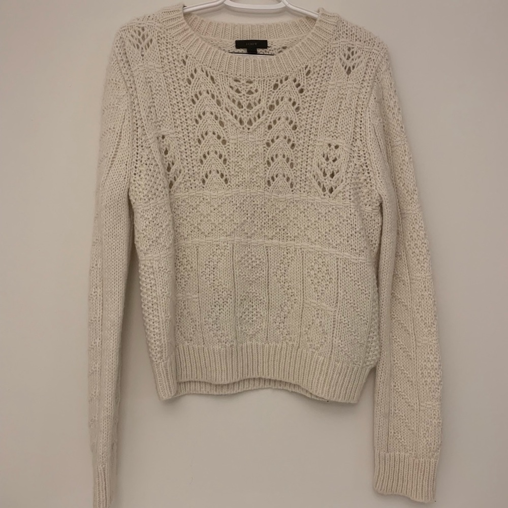 JCrew Cream Sweater
